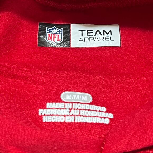 Atlanta Falcons Hoodie Men’s M Red NFL Team Apparel Fleece Pullover NWT - Picture 3 of 9